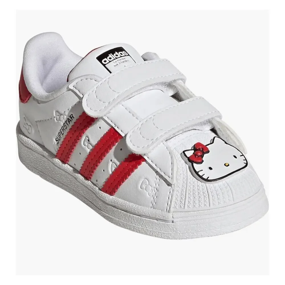 NIB❤️Adidas X Hello Kitty Superstar Kids Sneaker shoes sz2.5
